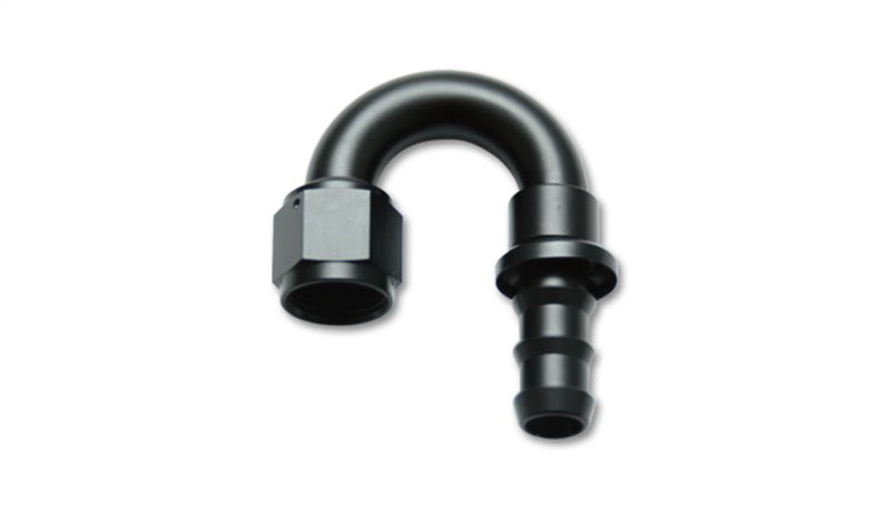 Vibrant Performance -08 AN Push-On 180 Degree Hose End Fitting