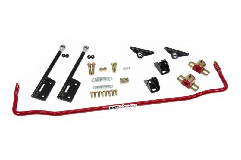 UMI Performance Rear Sway Bar - Adjustable - 3/4 in Diameter - Red - GM F-Body 1970-81