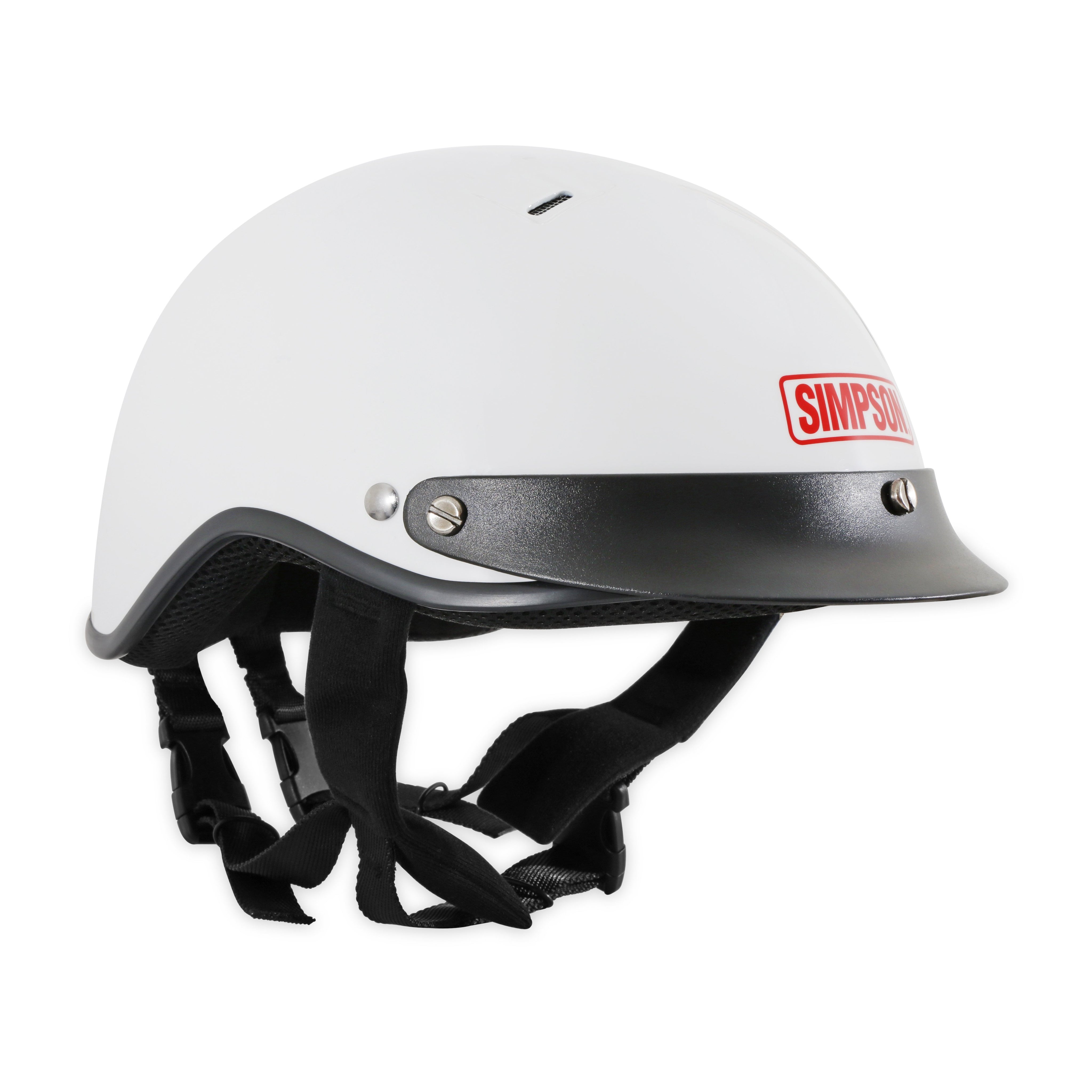 Simpson Shorty Crew Helmet - White