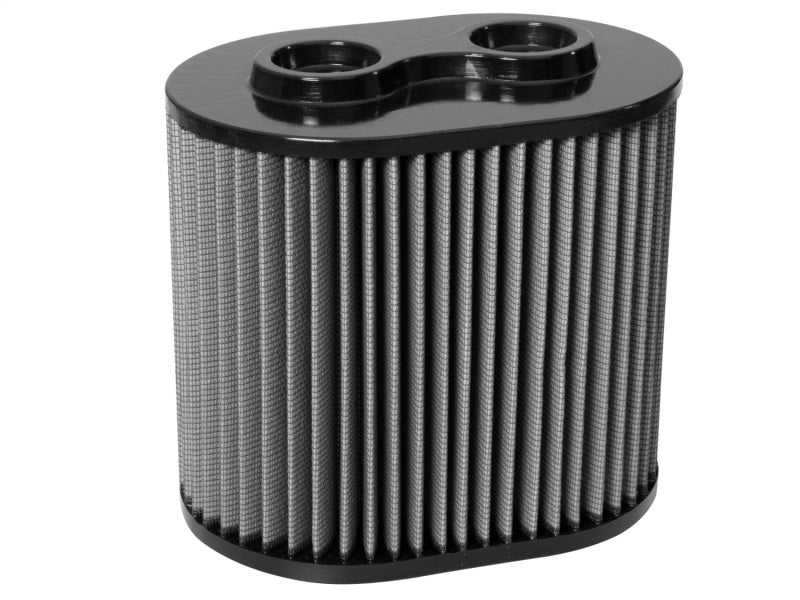 aFe Power Magnum FLOW Pro Dry S Air Filter Element - Oval - Synthetic - White - Ford PowerStroke