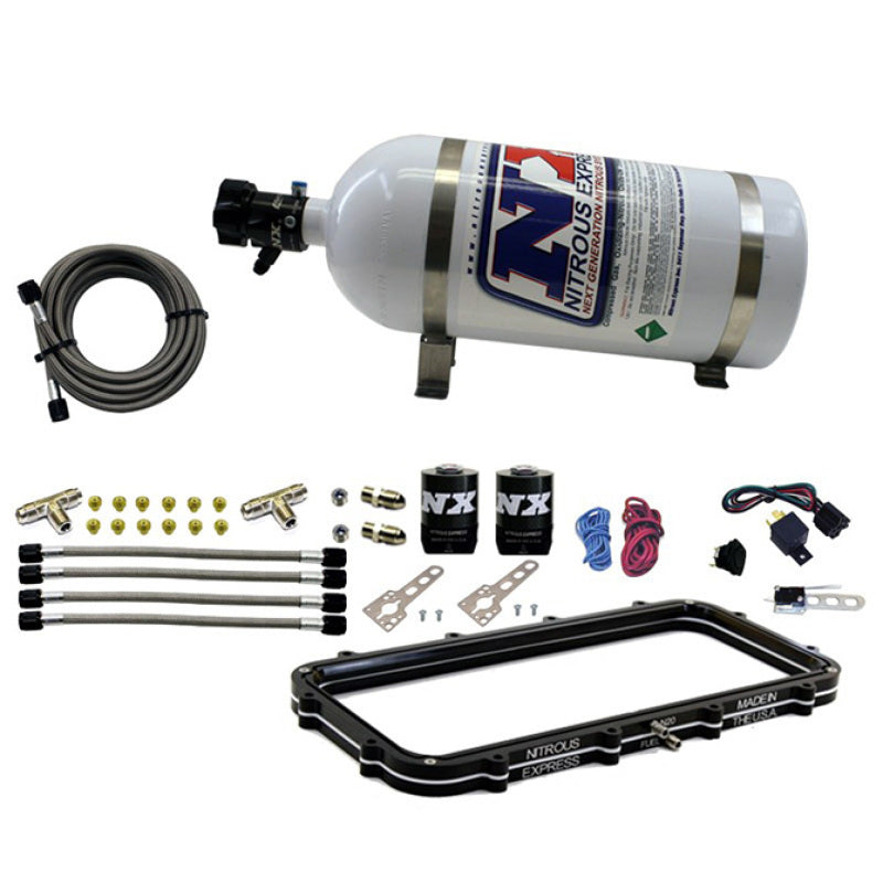 Nitrous Express NX EFI Hi-Ram Plate System w/10 lb. Bottle