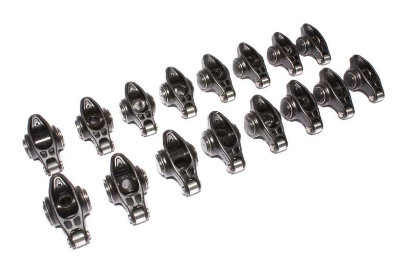 Comp Cams Ultra Pro Magnum Full Roller Rocker Arm - 3/8 in Stud Mount - 1.52 Ratio - Chromoly - Small Block Chevy - Set of 16 1617-16