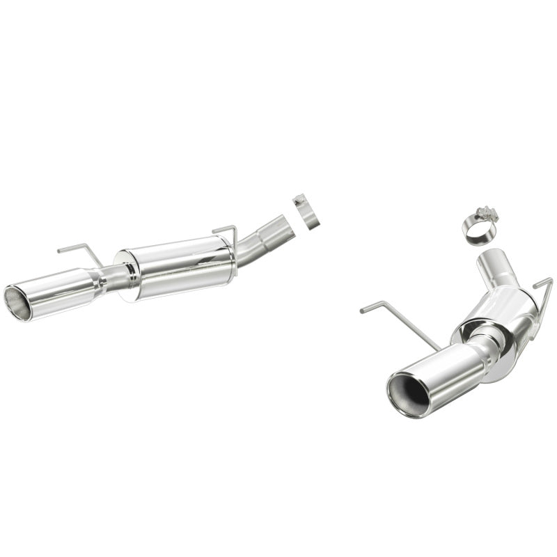 Magnaflow Stainless Steel Axle-Back System 4 in. Round Dual Mufflers