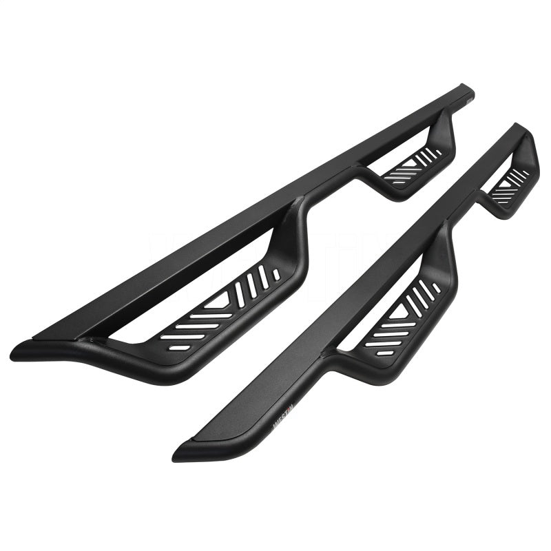 Westin Outlaw Drop Step Bars - Black - 4-Door - Ford Midsize SUV 2021-22 (Pair)