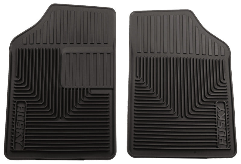 Husky Liners Heavy Duty Front Floor Mat - Rubber - Black - Various Applications 51051 - Pair