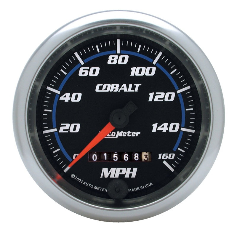 Auto Meter 3-3/8" Cobalt Speedometer - 160 MPH w/LED Light