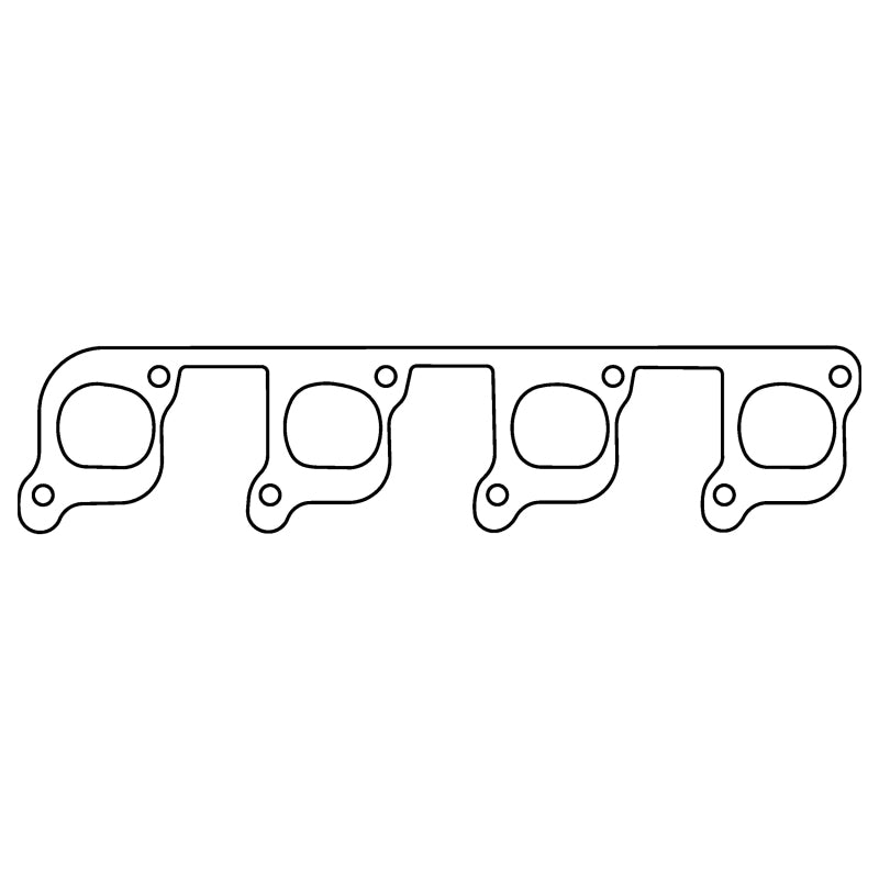 Cometic Brodix BD 2000 Port Exhaust Manifold/Header Gasket Aluminum Core Molded Rubber - SB Chevy