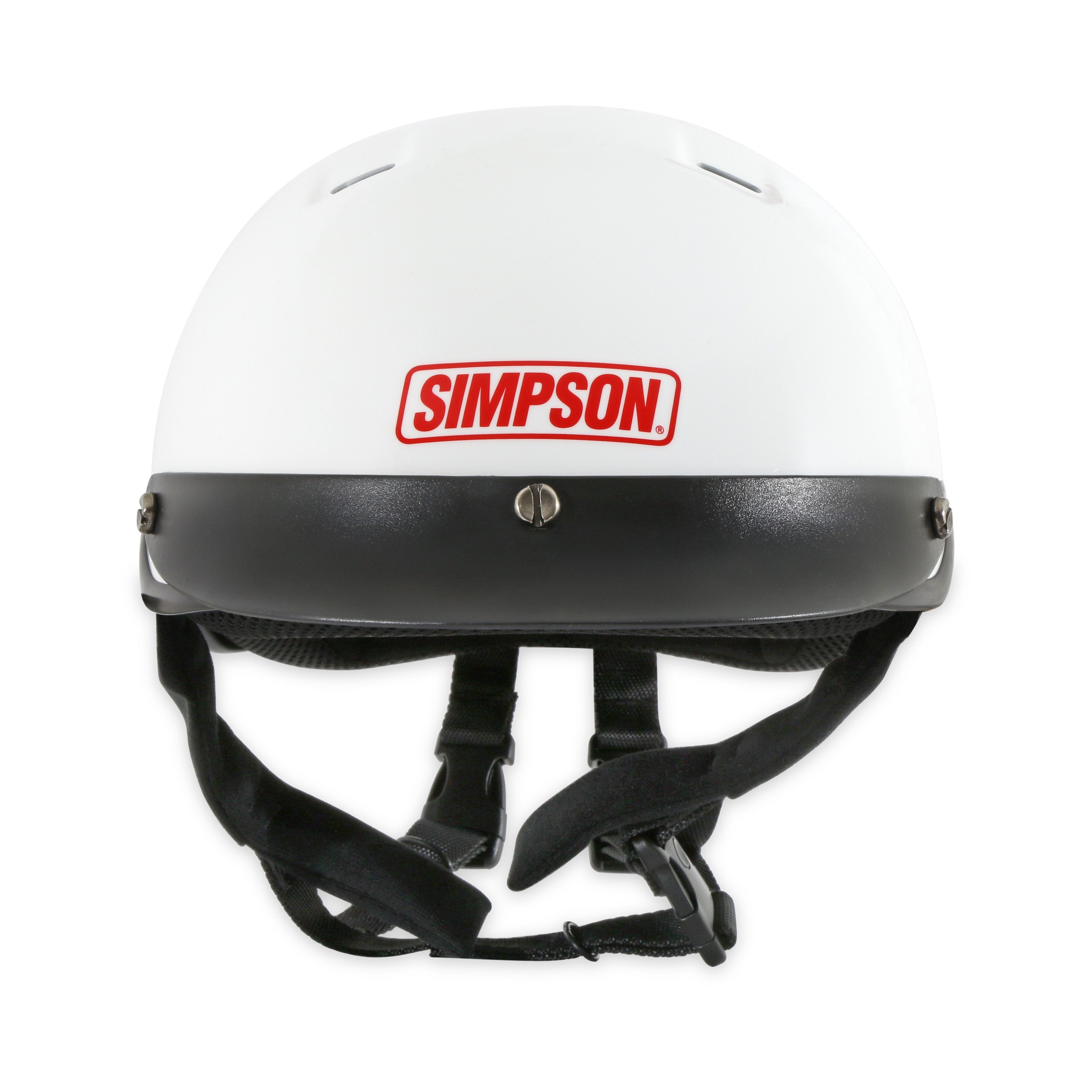 Simpson Shorty Crew Helmet - White