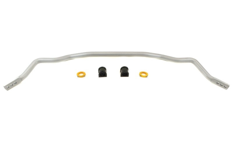 Whiteline Performance Sway Bar - 3 Point Adjustable - Rear - 27 mm Diameter - Steel - Silver Powder Coat