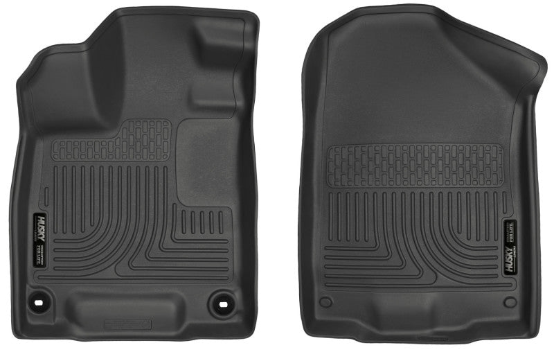 Husky Liners Weatherbeater Floor Liner - Front - Plastic - Black - Honda Ridgeline 2017-21 - (Pair)