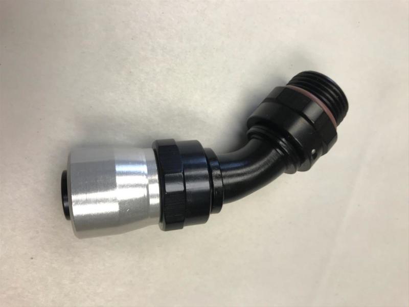 Fragola 45 -12 AN Hose Fitting - Crimp Style