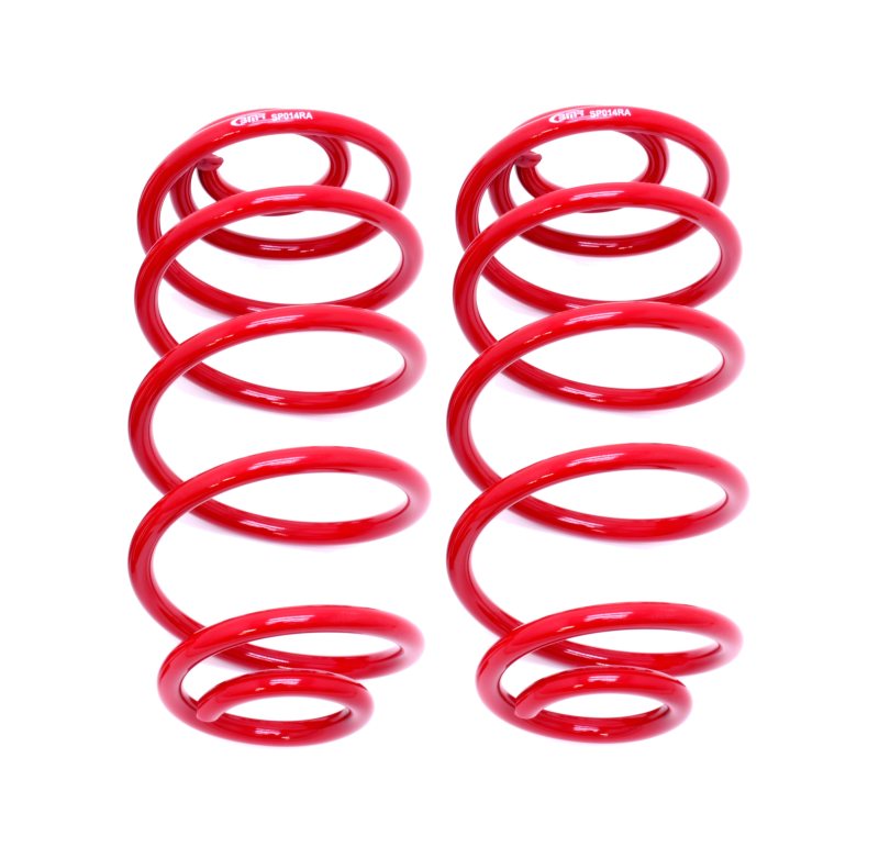 BMR Suspension Lowering Springs - Rear - 1" Drop  - Red - 1967-72 GM A-Body