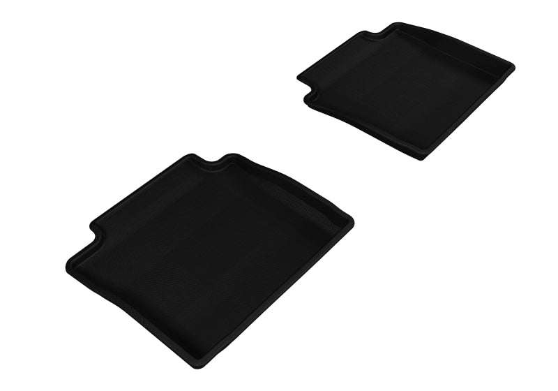 3D MAXpider Kagu Floor Liner - 2nd Row - Plastic - Black/Textured - GM Epsilon Body 2014-20 - (Pair)