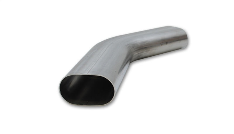 Vibrant Performance 45 Degree Exhaust Bend Mandrel 3-1/2" Oval 5-1/4" Radius - 6 x 6" Legs