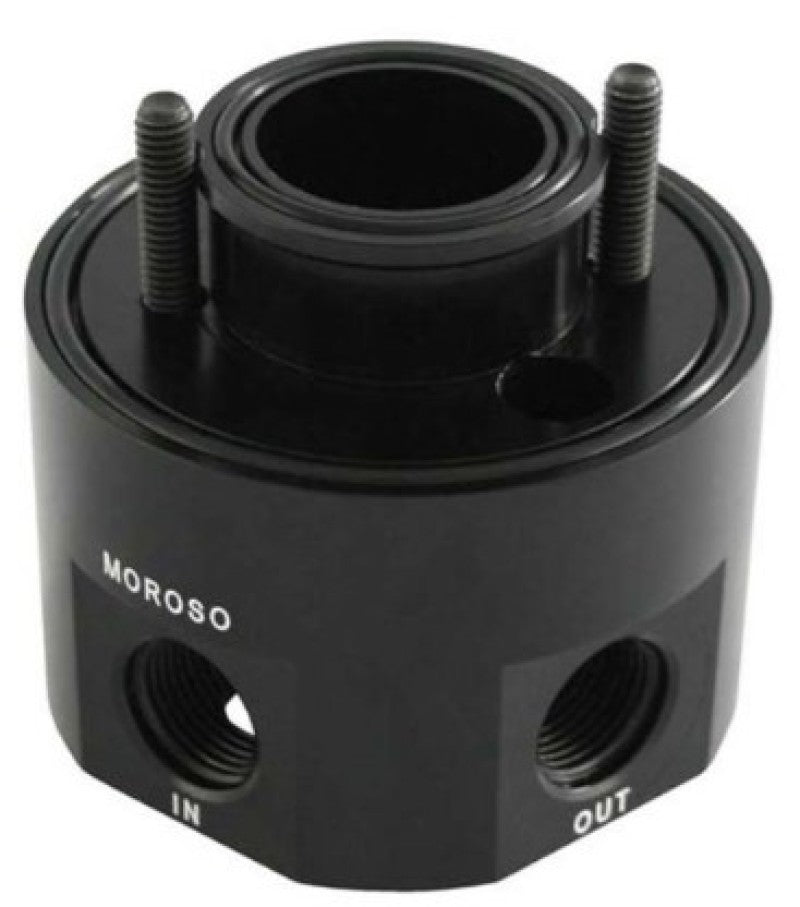 Moroso SB Chevy Oil Filter, Cooler Adapter