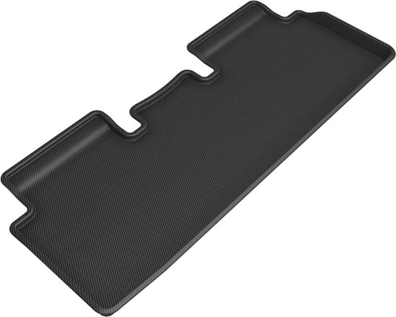 3D Maxpider Kagu 2nd Row Floor Liner - Black/Textured - Tesla S 2020-21