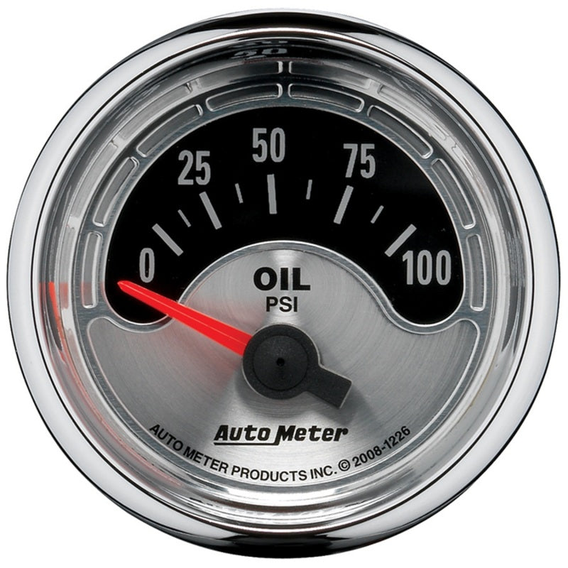 Auto Meter American Muscle Oil Pressure Gauge - 2-1/16"