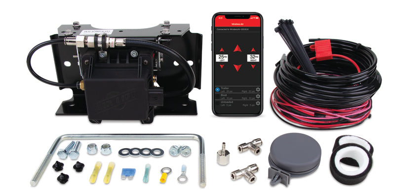 Air Lift Wirelessone 2nd Generation Suspension - Air Compressor - 100 psi Max - 12V - Digital Gauge - Airlift Air Springs