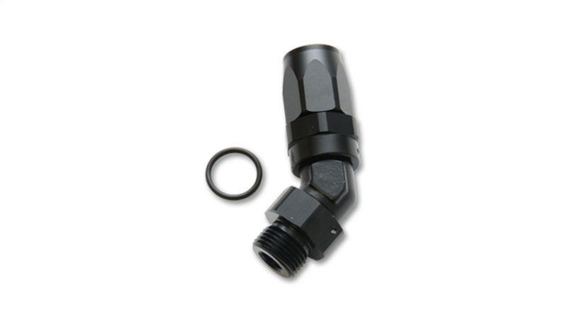 Vibrant Performance Male -12 AN x 1-1/6-12 45 Degree Hose End Fitting