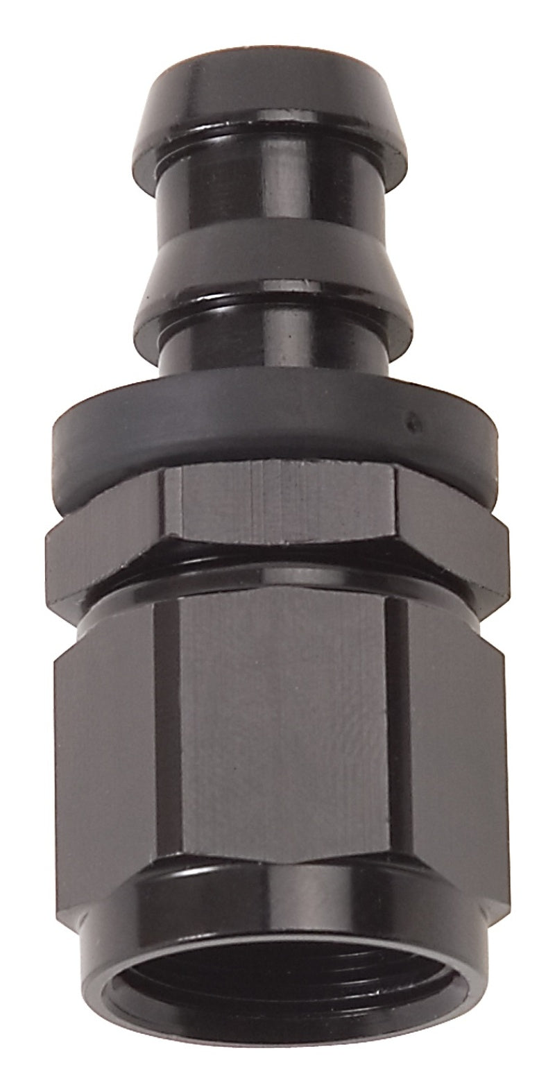 Russell Twist-Lok Straight Hose End -06 AN - Black