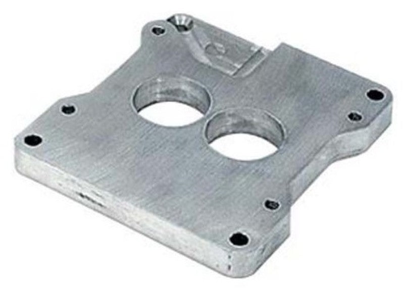 Moroso 3/4" Billet Carburetor Adapter - Adapts Holley 2300/2305 2-BBl Carb to Holley 4150/4160 4-BBl Intake Manifolds - 2-Hole Plenum Design -1.50 Diameter  Bores