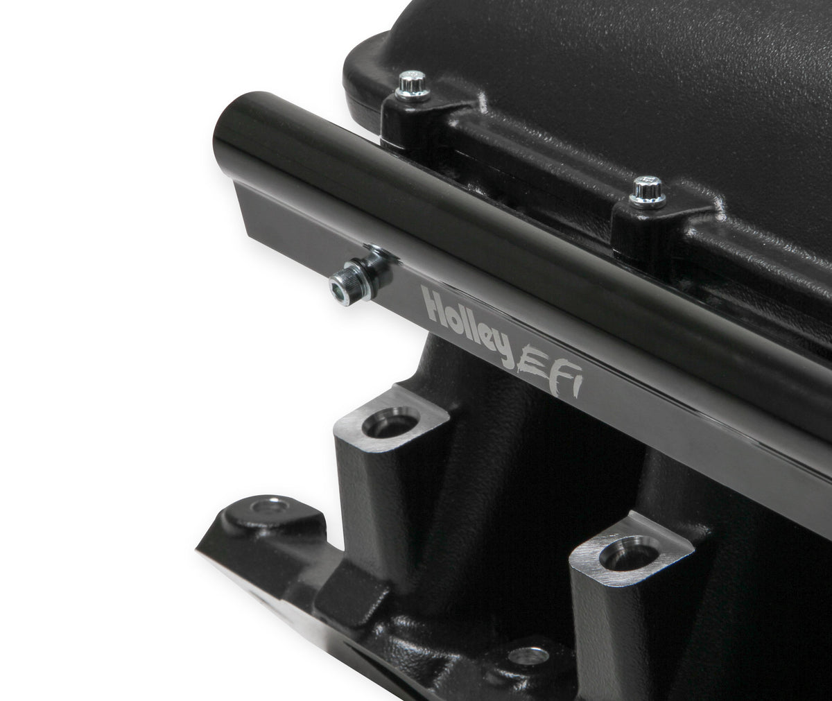 Holley EFI Hi-Ram EFI Intake Manifold Kit - 105 mm Throttle Body Flange - Black - 351W Small Block Ford