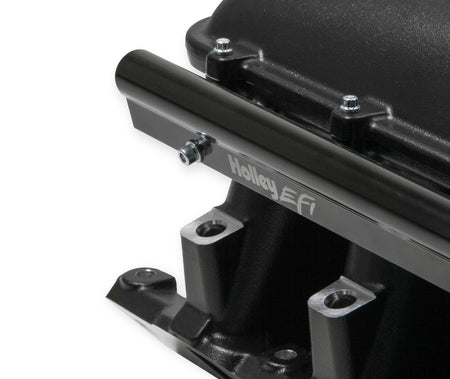Holley EFI Hi-Ram EFI Intake Manifold Kit - 105 mm Throttle Body Flange - Black - 351W Small Block Ford