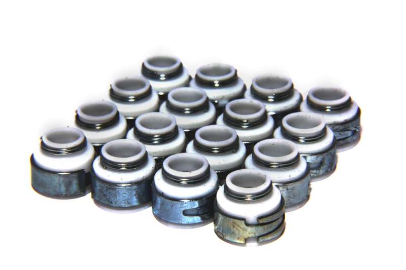 Comp Cams Valve Seals - Positive Stop Teflon - .530" Guide - 5/16" - (Set of 16)