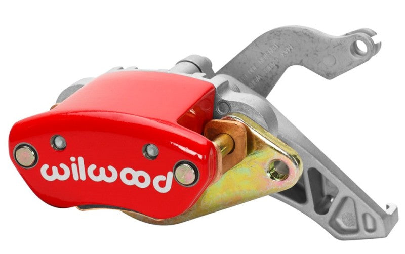 Wilwood MC4 Brake Caliper - Driver Side - Red - 12.88 in OD x 0.810 in Thick Rotor - 2.950 in Floating Mount