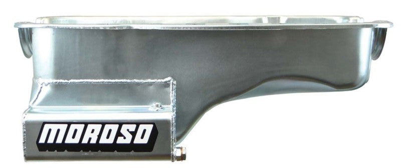 Moroso SB Ford 351W Front Sump Oil Pan w/ Kick-Out- 7 Qt.