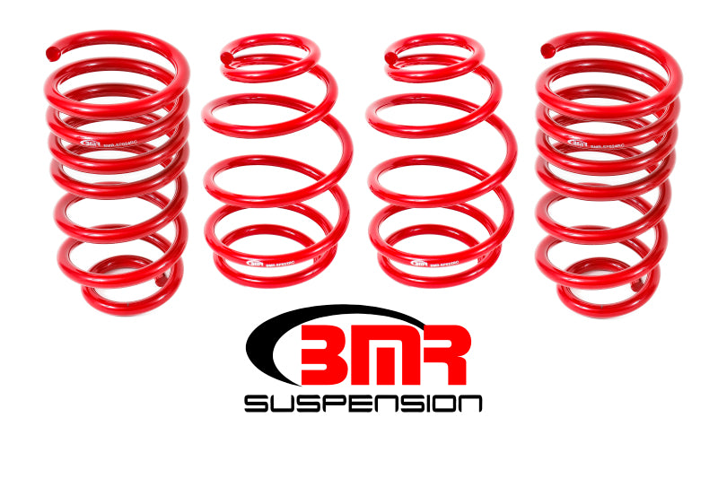 BMR Suspension Lowering Springs - 1.4" Drop - Red - 2010-15 Camaro