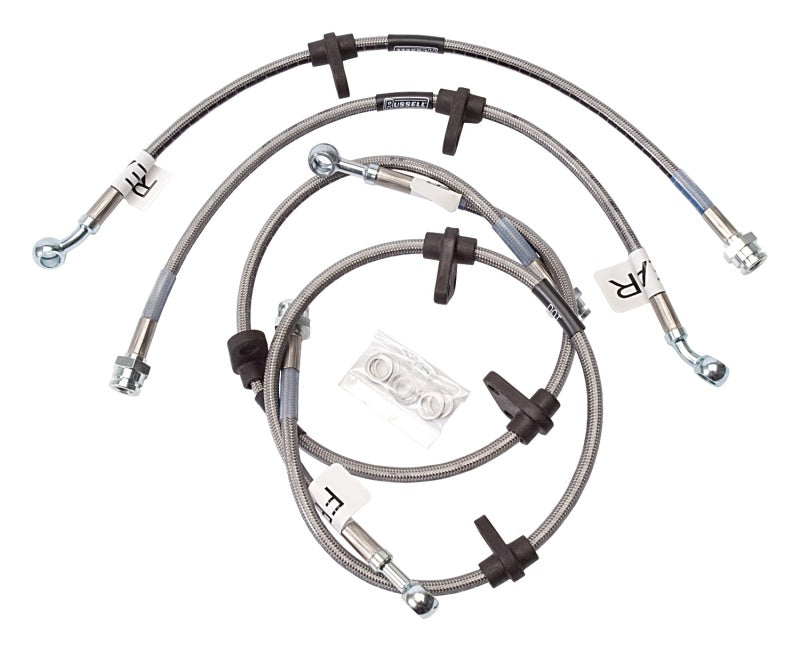 Russell SS Brake Line Kit 92-95 Honda Civic