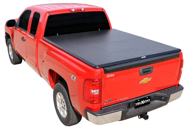 Truxedo Truxport Roll-Up Tonneau Cover - Hook and Loop Attachment - Vinyl Top - Black - 5 ft 9 in Bed - GM Fullsize Truck 2007-13