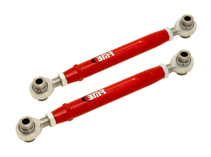 BMR Suspension Toe Rods - Rear - Adjustable - Red - 2010-15 Camaro