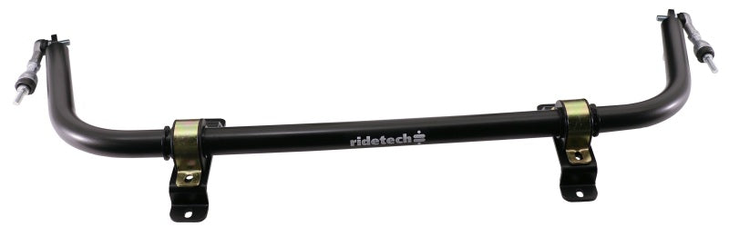 RideTech Musclebar Sway Bar - Front - 1-1/2" Diameter - 1020 lb/in Rate - Steel - Black Powder Coat