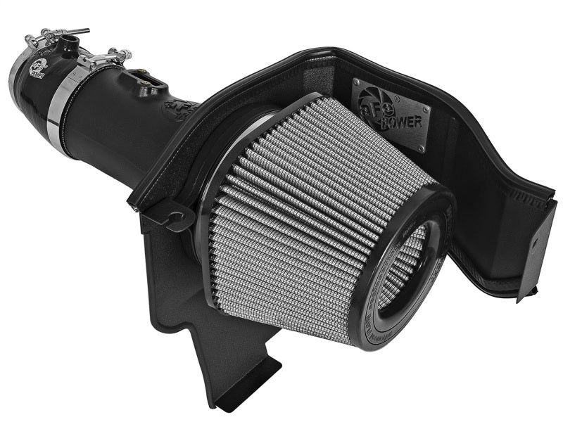 aFe Power Magnum FORCE Pro DRY S Stage 2 Air Intake - Black - Mopar Gen III Hemi - Hellcat - Dodge Challenger/Charger 2015-16