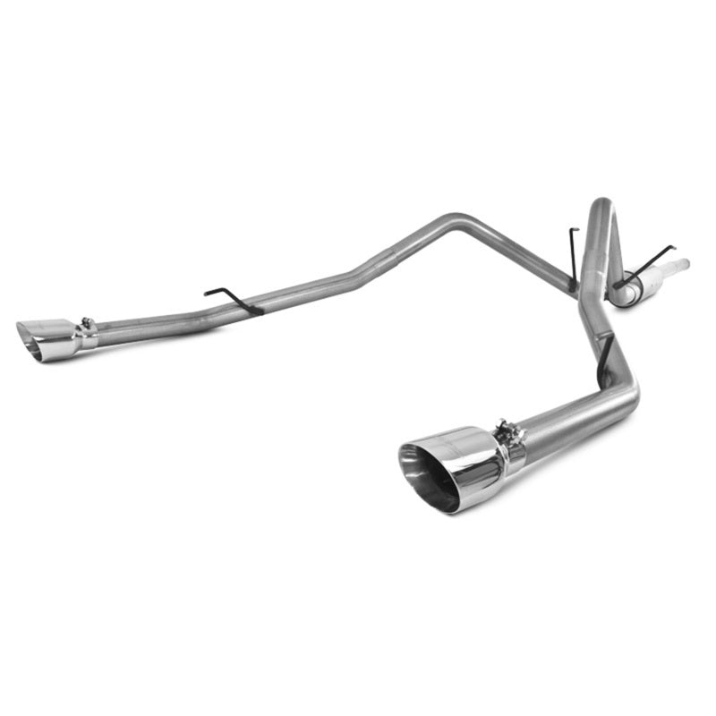 MBRP Installer Series Cat-Back Exhaust System - 2-1/2 in Diameter - Dual  Tips - 5.7 L - Mopar Gen III Hemi - Dodge Ram Fullsize Truck 2009-17