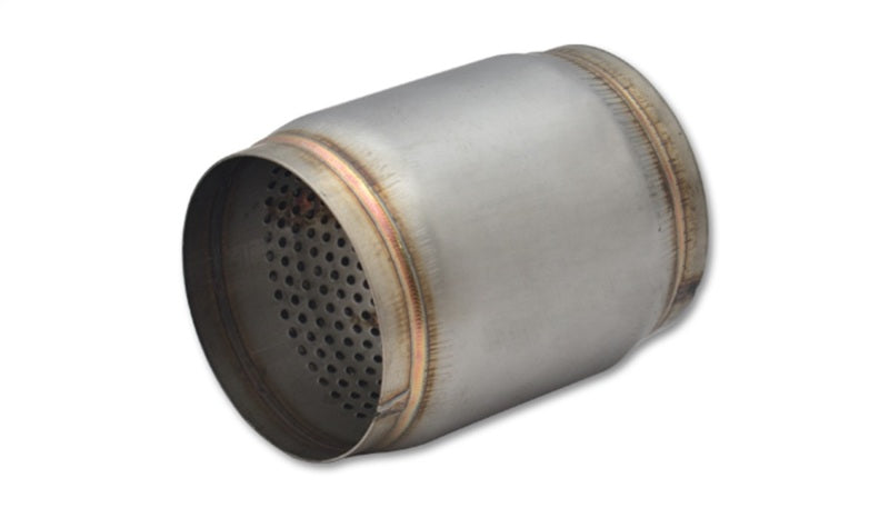 Vibrant Performance Race Muffler - 3-1/2 in Inlet - 3-1/2 Outlet - 4-1/4 in Diameter Body - 5 in Long