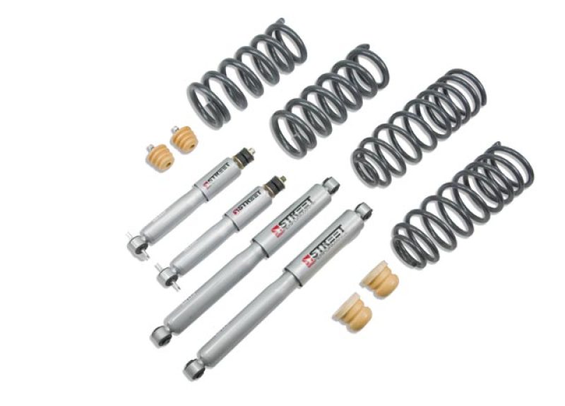 Belltech Lowering Kit - 2 in Front / 4 in Rear - Coil Springs / Shocks - Dodge Ram Fullsize Truck 2009-16 963SP