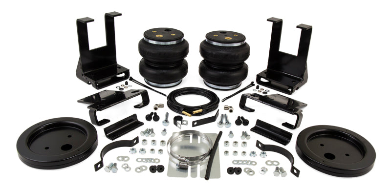 Air Lift Loadlifter 7500 XL Rear Air Spring Kit - 7500 lb Capacity - Black Brackets - GM Fullsize Truck 2001-10