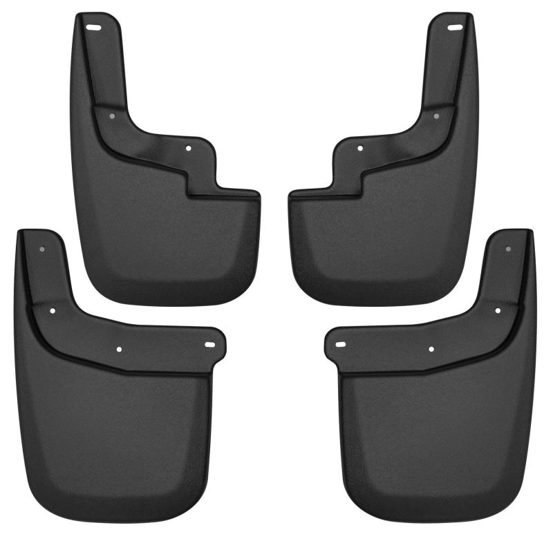 Husky Liners Front / Rear Mud Guards - Black / Textured - GM Midsize Truck 2015-22