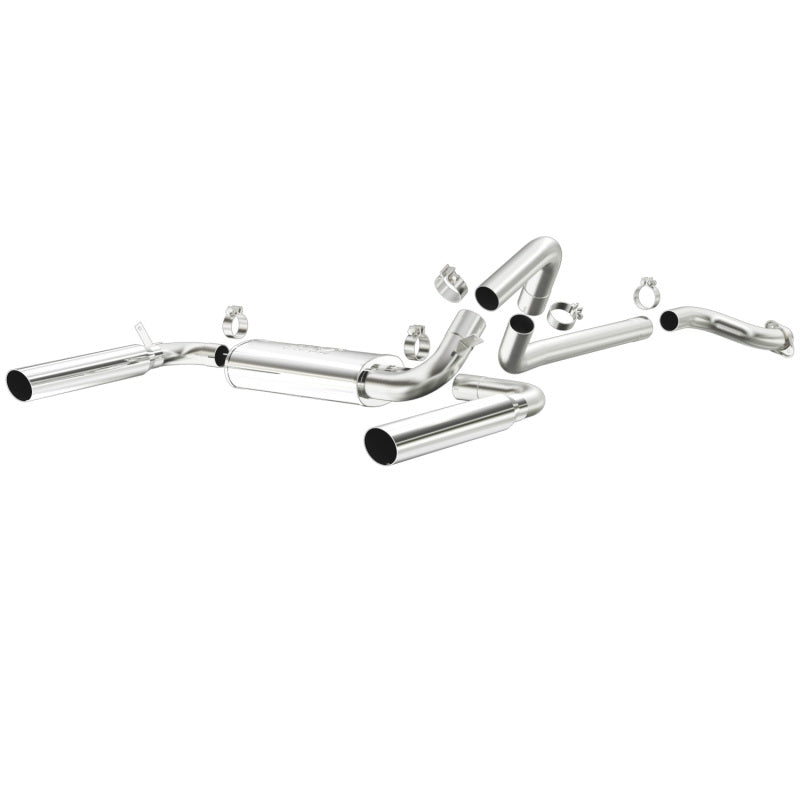 Magnaflow Street Series Cat-Back Exhaust System - 2-1/2 in Diameter - 3-1/2 in Tips - GM LS-Series - GM F-Body 1993-97