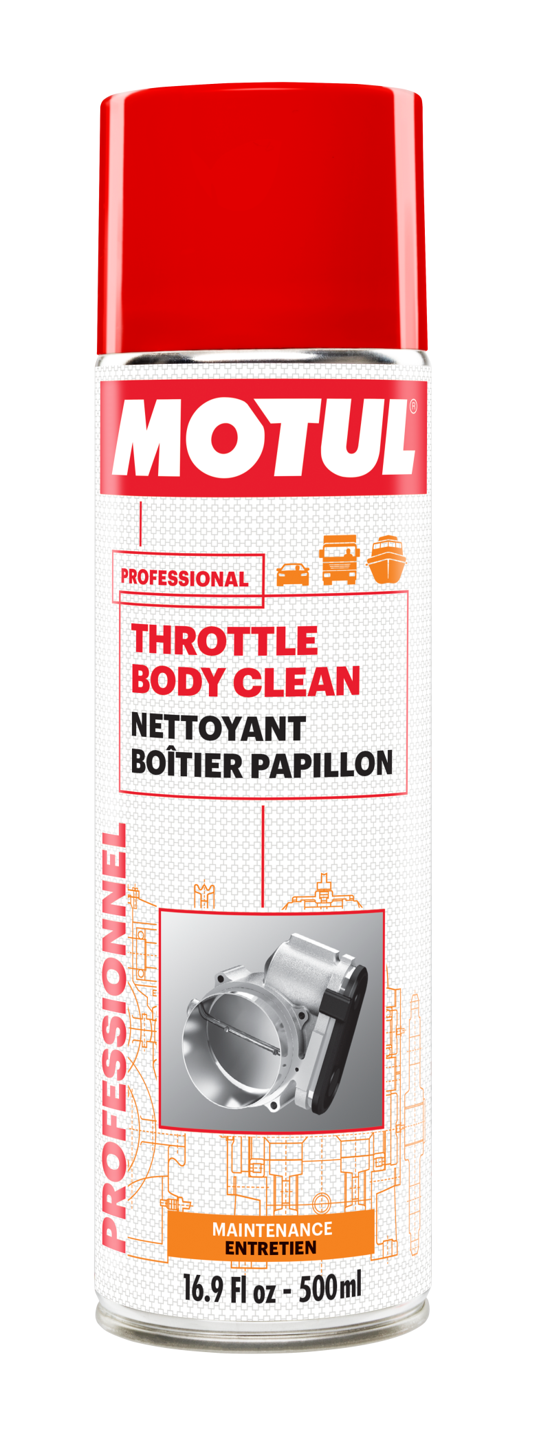 Motul Throttle Body Clean - 16.9 oz. (Case of 12)