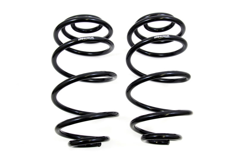 UMI 1" Lowering Suspension Spring Kit 2 Coil Springs BlackGM A-Body 1964-72 - Kit