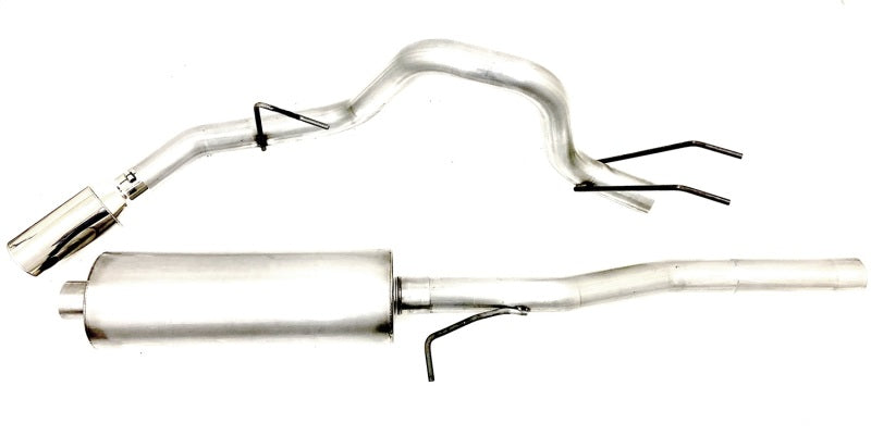 Gibson Cat-Back Exhaust System - 3" Diameter - Single Side Exit - 5" Polished Tip - Stainless - Super Duty