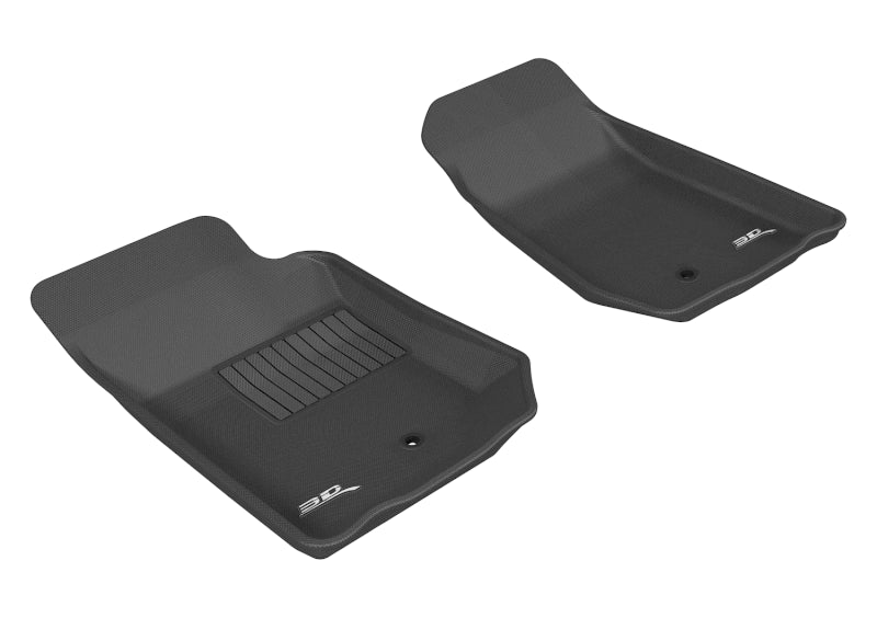 3D MAXpider Kagu Floor Liner - Front - Black/Textured - Unlimited - Jeep Wrangler 2007-13 - (Pair)