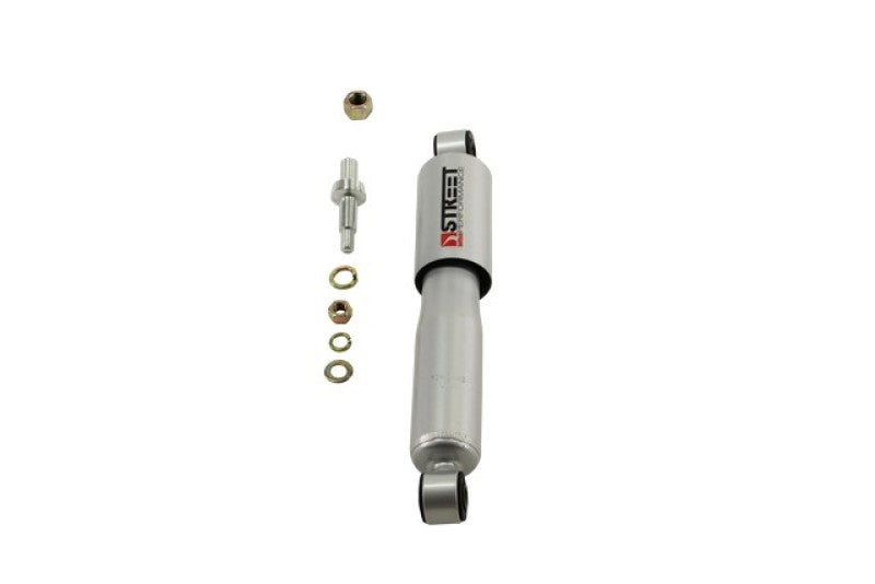 Belltech Street Performance Twintube Front Shock - Silver Paint - 1 to 7 in Lowered - GM Fullsize SUV / Truck 1963-91