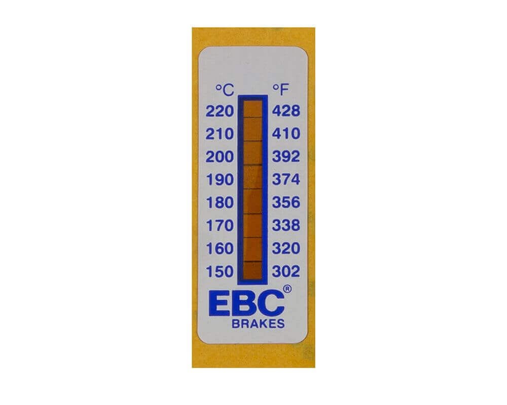EBC Adhesive Strips Brake Temperature Indicator (10 Pack)