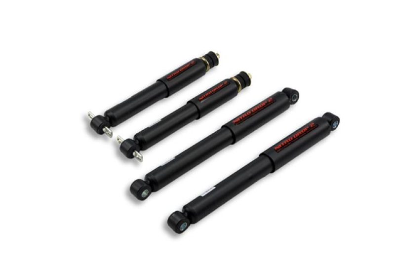 Belltech Nitro Drop 2 Shock - Twintube - Steel - Black Paint - Front/Rear - Mitsubishi/Toyota Truck (Set of 4)