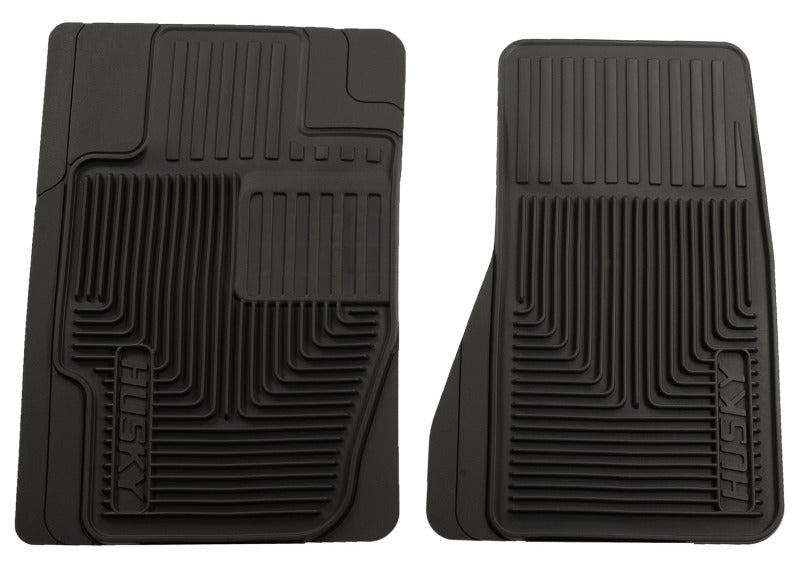 Husky Liners Heavy Duty Front Floor Mat - Rubber - Black - Various Applications 51121 - Pair